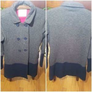 Tucker +Tate Blue And Gray Coat